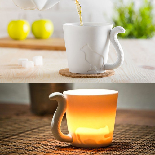 Mug chat photophore