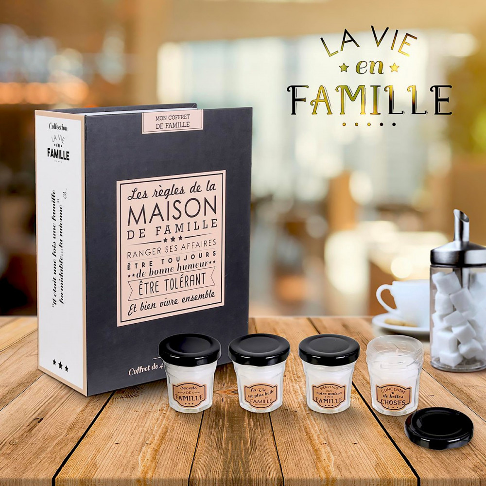 Coffret bougies Maison de famille Coffret bougies Maison de famille