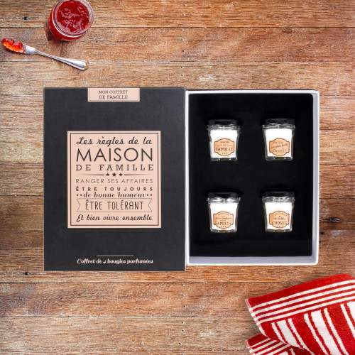 Coffret bougies Maison de famille