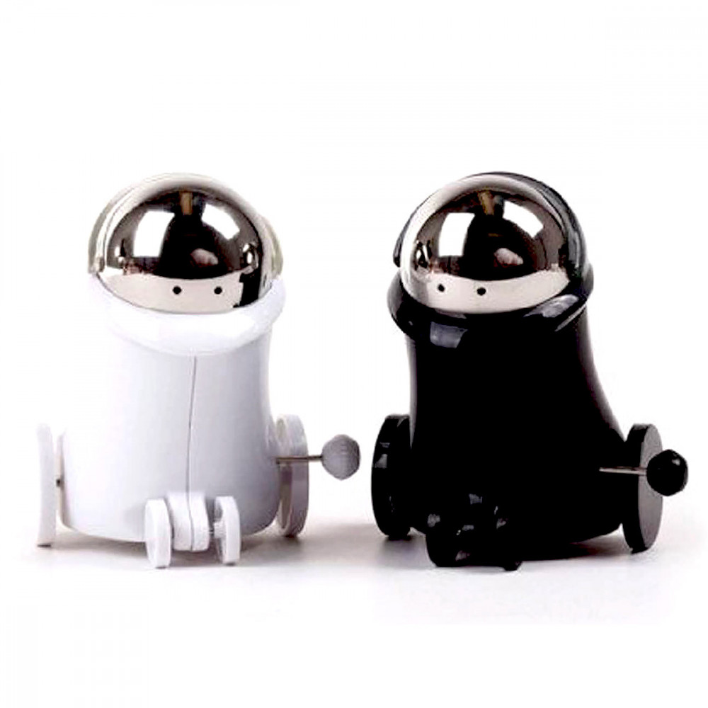 Duo salière & poivrière robots mécaniques Duo salière & poivrière robots mécaniques