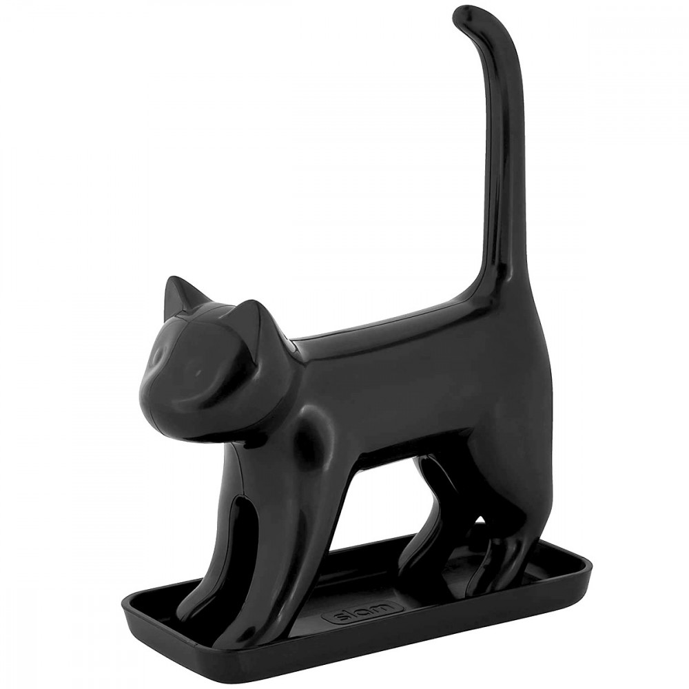 Chat taille-crayon noir