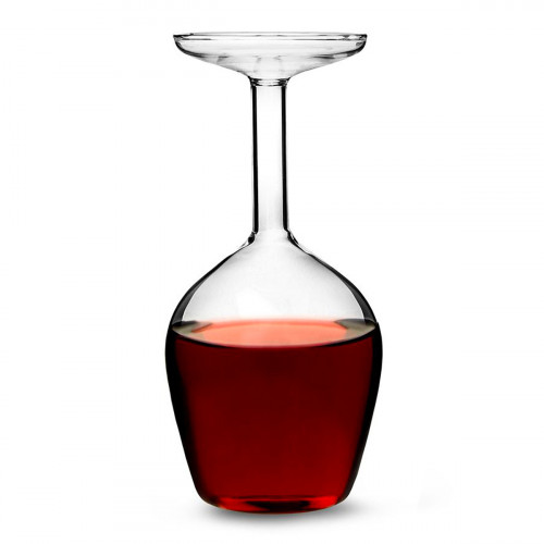 Verre à vin inversé