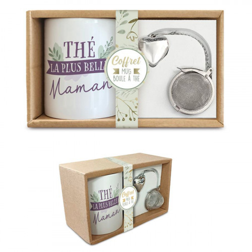 Coffret Cadeau Mug Boule à Thé Plus Belle Maman MyCrazyStuff