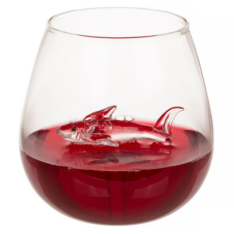 Verre à Vin Sans Pied Shark requin - Mycrazystuff