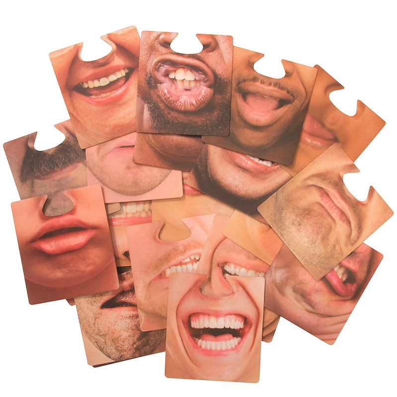 Dessous de Verre Grimaces - MyCrazyStuff.com, Le Fun à Chaque Verre!