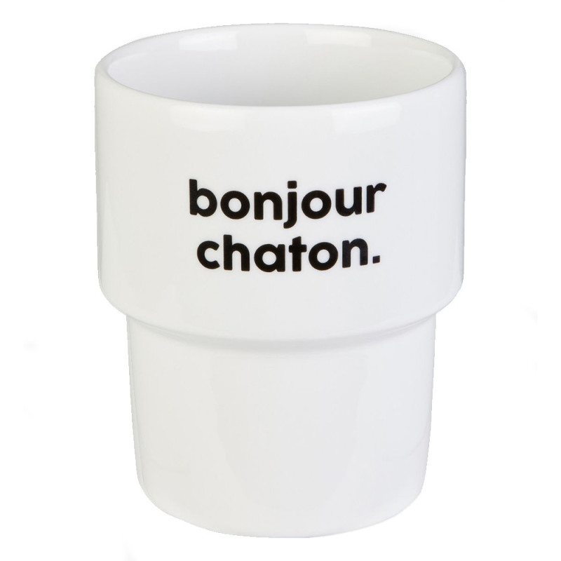 Mug Bonjour Chaton "Félicie...