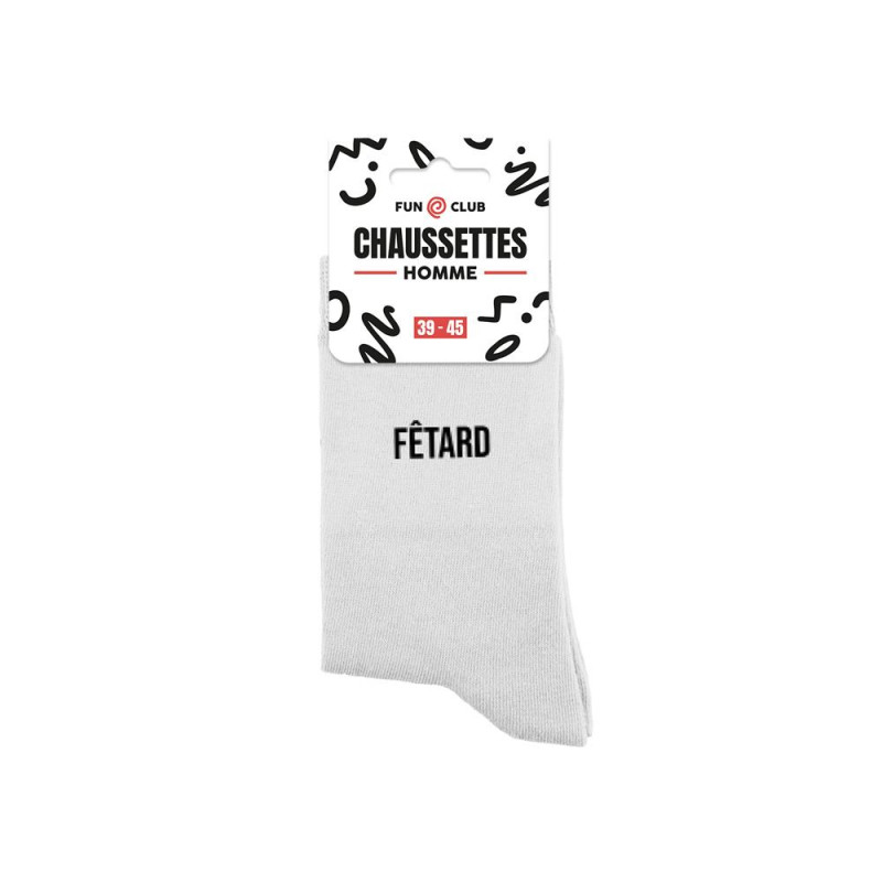 chaussettes blanches sport homme fêtard mycrazystuff.com