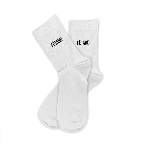 chaussettes blanches sport homme fêtard mycrazystuff.com