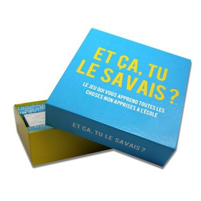 Jeu Et ça tu le savais ? Jeu Et ça tu le savais ?